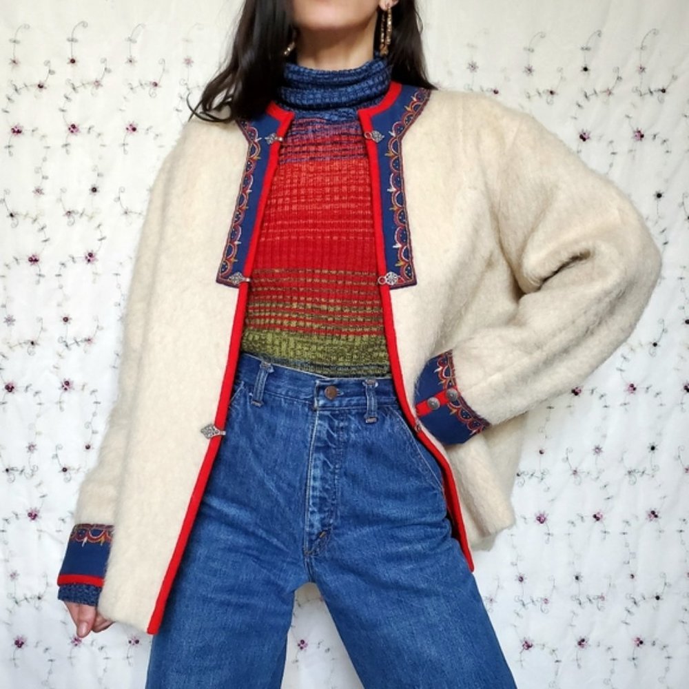 Vintage Wool Rolf Drangsgaard -handmade Norway